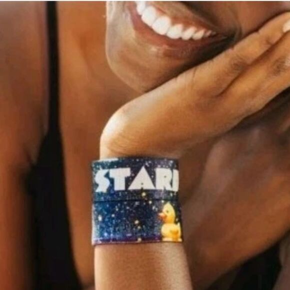 ZOX "STARDUCK" #825 RUBBER DUCKY GALAXY BDAY App Exclusiv COLLECTIBLE Wristband - Picture 8 of 11